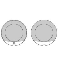 Organické brzdové destičky Ferodo - FDB119P